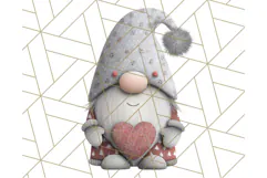 Cozy Winter Gnome Clipart PNG, Christmas Gnome Clip Art Product Image 4