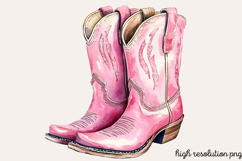 Little Cowgirl Clipart Sublimation PNG Product Image 1
