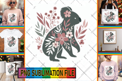 LUMINOUS TOTE BAG Art Ideas, Flower Animals Product Image 1