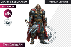 Viking Aesir &amp; Vanir Norse God Illustrations PNG Clipart Product Image 1