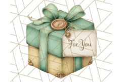 Cozy Christmas Clipart, Santa and Friends PNG Graphics Product Image 4
