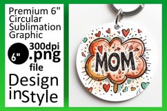 Watercolor Mother's Day Keychain Gallery Product Image 1