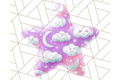 Cute Puffy Star Clipart PNG, 3D Glossy Pastel Stars Clip Art Product Image 4