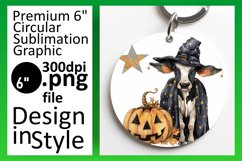 Adorable Cow Round Design for Fall Product Image 1