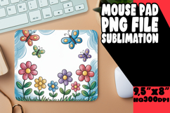 SWEET MOUSE PAD PNG MAGIC, Flowers Product Image 1