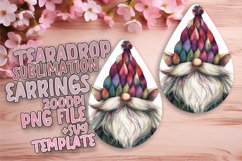 Serene Gnome Symphony: Sublimation Teardrop Serenity Product Image 1