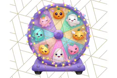 Creepy Carnival Halloween Clipart PNG with Hayride Art Product Image 4