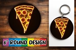 Neon Mirage: Circle Sublimation Delights Design PNG Product Image 1