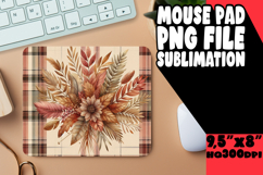 CHEERFUL desk mat Fun Sublimation, Autumn Flower Product Image 1