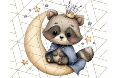 Woodland Nursery Baby Animals Clipart, Cute Animals Png Product Image 4