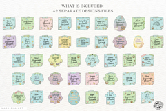 Easter Cute Stickers Clipart Product Image 4