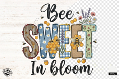 Spring Honey Bees Sublimation PNG Product Image 1