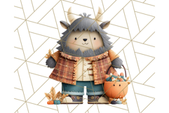 Kawaii Halloween Clipart Cute Kids and Candy Elements Png Product Image 4