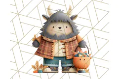 Kawaii Halloween Clipart Cute Kids and Candy Elements Png Product Image 4