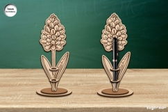 Flowers Pen Stand Laser Cut Bundle | Glowforge | SVG Product Image 20