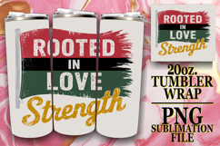 SERENE GIFT 20oz TUMBLER WRAP, Juneteenth Product Image 1