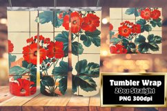 Tropical Blossom 20oz Tumbler Wraps - Sublime Designs Product Image 1