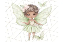 Pastel Fairies and Butterflies PNG, Spring Fantasy Clipart Product Image 4