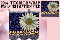 Chic Sparkle &amp; Flower Fusion Tumbler Designs - 20oz Product Image 1