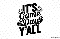 It&#039;s Game Day Y&#039;all Svg | Sport Svg | Svg Cut Files | Cricut Product Image 1