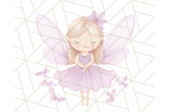 Pastel Purple Fairy Garden Clipart Enchanted Cottagecore Png Product Image 4