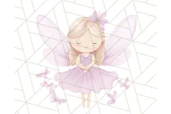 Pastel Purple Fairy Garden Clipart Enchanted Cottagecore Png Product Image 4