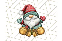 Christmas Gnome Clipart, Holiday Gnomes PNG Illustrations Product Image 4