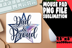 Playful Desk Pad Design Sublimation, Father's Day Product Image 1