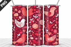 Lovely Hearts Tumbler Design | Valentine's Day Tumbler Wrap Product Image 3