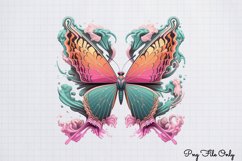 Smoke Butterflies Clipart PNG Product Image 1