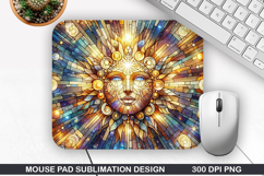 Mouse Pad Sublimation, Summer Mouse Pad PNG Design Product Image 1