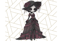 Gothic Halloween Clipart Dark Aesthetic PNG, Halloween Png Product Image 4