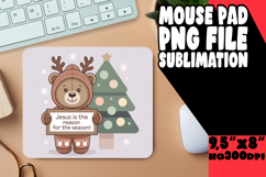 Whimsical Mouse Pad Design PNG, Religious Product Image 1