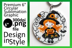 Lovely Round Design for Keychains , Halloween Product Image 1