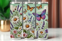 Spring Tumbler Wrap 20 oz - daisy Product Image 1