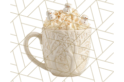 Christmas Coffee Mugs Clipart PNG Festive Cups Product Image 4