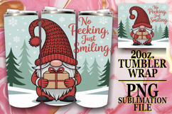 LUMINOUS DREAMS 20oz TUMBLER WRAP, Holiday Gnome Product Image 1