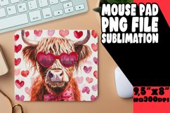 Heartwarming Cow Valentine Sublimation Product Image 1