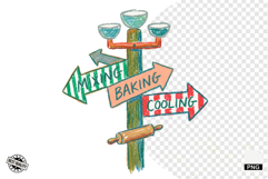Baking Signpost PNG Product Image 1