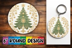 Christmas 3D Stitch Ornament Sublimation Design Product Image 1