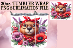 Enchanted days 20oz tumbler wrap, Cute Animals Product Image 1