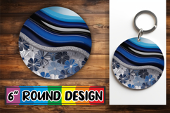 Enchanted Circle Keychain PNG, Pattern Product Image 1