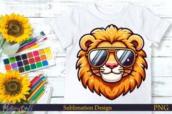 Cute animal in Sunglasses | Summer Vibes | Lion Product Image 1