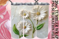 Blossom Radiance: Tumbler Wrap Sublimation Product Image 1