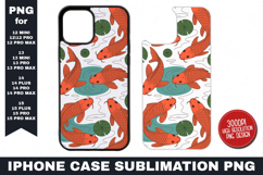 Fish iPhone Case Sublimation PNG | Sublimation Product Image 1