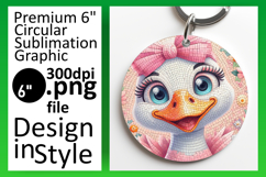 Sophisticated Round Design for Coasters , Goose Product Image 1