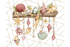 Coastal Cottagecore Summer Clipart PNG, Beachy Calm Vibes Product Image 4