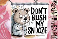 Happy beginnings 20oz tumbler wrap, Funny Quote Product Image 1