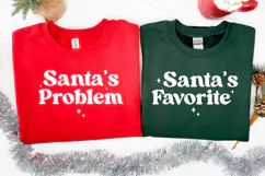 Matching Christmas Quote SVG | Santa's Problem Favorite Product Image 3