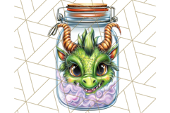 Halloween Monster Clipart PNG, Monsters in Jars, Spooky Png Product Image 4